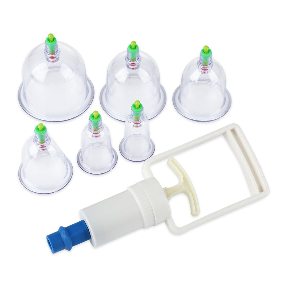 Chinese 6 Cup Sizes Set Body Massager For Full Body Suction Vacuum Apparatus Therapy Health Care Device - meheshin