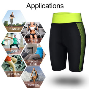 Junlan Neoprene Women Shorts Slimming Tummy Control Pants High Waist Trainer Bottom Thigh Reducing Sweaty Shapewear - meheshin
