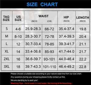 Junlan Neoprene Women Shorts Slimming Tummy Control Pants High Waist Trainer Bottom Thigh Reducing Sweaty Shapewear - meheshin