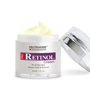 Open image in slideshow, Neutriherbs Retinol Moisturizer Cream Vitamin A Vitamin E Collagen for Facial Care 50g - meheshin
