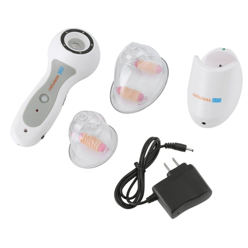 Portable INU Celluless Body Deep Massage Vacuum Cans Anti-Cellulite Therapy Treatment Suction Cup EU US Plug - meheshin