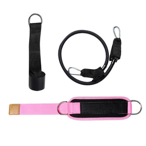 Open image in slideshow, Resistance Bands Ankle Straps Elastic Band Fitness Yoga Pull Rope on Door Cuff Cable for Attachmen Leg Pulley Strap Lifting - meheshin

