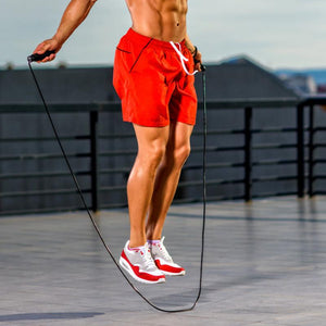 Gym Home Fitness 5 in 1 Set Abdominal Roller Wheel With Push UP Bar Jump Rope Knee Pad - meheshin