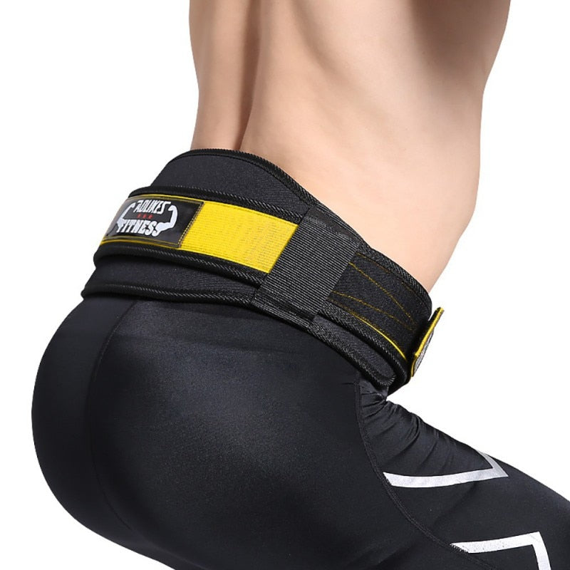 Sport Weightlifting Waist Support Belt for Men Safety Gym Fitness Belt Squatting Barbell Dumbbel Training Lumbar Back Support - meheshin
