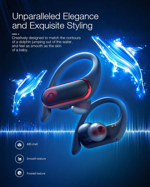 BlitzWolf AIRAUX UM3 TWS Sport bluetooth Headphones Wireless Smart Touch HD Calls Waterproof HiFi Stereo - meheshin