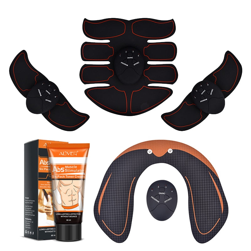 Smart EMS Hips Trainer Electric Muscle Stimulator Wireless Buttocks Abdominal ABS Fitness Body Slimming Massager - meheshin