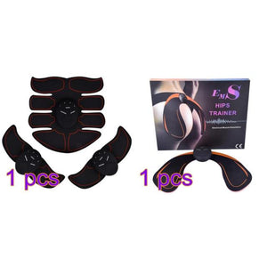 Open image in slideshow, Smart EMS Hips Trainer Electric Muscle Stimulator Wireless Buttocks Abdominal ABS Fitness Body Slimming Massager - meheshin
