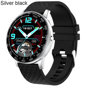 Open image in slideshow, Full Touch Smart Watch Blood Pressure IP68 Waterproof Fitness Tracker For Android IOS
