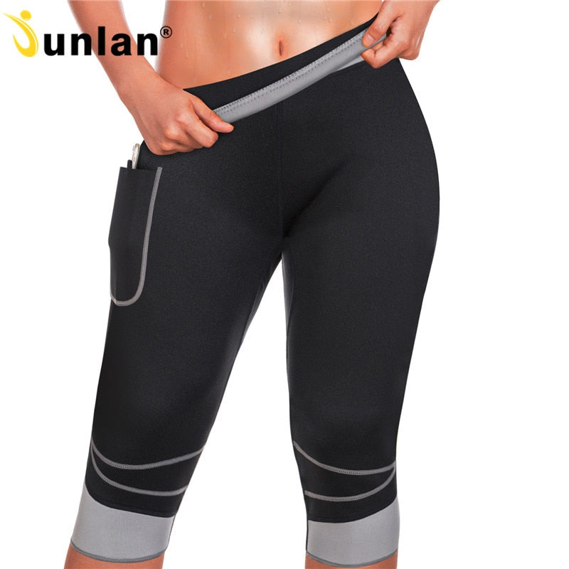 Women Fat Burning Junlan Pants Waist Trainer Neoprene Reducing Shorts Thigh Bottom Shapewear for Weight Loss - meheshin