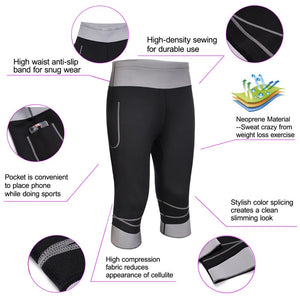 Women Fat Burning Junlan Pants Waist Trainer Neoprene Reducing Shorts Thigh Bottom Shapewear for Weight Loss - meheshin