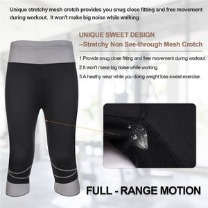 Women Fat Burning Junlan Pants Waist Trainer Neoprene Reducing Shorts Thigh Bottom Shapewear for Weight Loss - meheshin