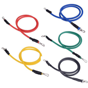 Pull Rope Fitness Exercises 11pcs/set Resistance Bands Training Yoga Tubes Rubber Expander with Bag - meheshin
