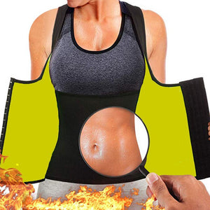 Open image in slideshow, Women Waist Trainer Corset Weight Loss Slimming Neoprene Sauna Sweat Vest Workout Body Shaper Tank Top - meheshin
