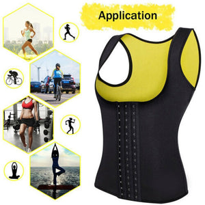Women Waist Trainer Corset Weight Loss Slimming Neoprene Sauna Sweat Vest Workout Body Shaper Tank Top - meheshin