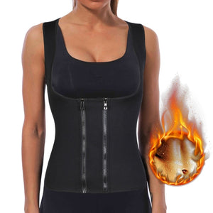 Open image in slideshow, Men Sauna Vest Sweat Shapers Shirt Fit Running Women Sport Vest Tee Slim Bodysuit Waist Trainer Corsets - meheshin
