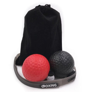Open image in slideshow, Boxing Reflex Speed Punch Ball MMA Sanda Boxer Raising Reaction Force Hand Eye Training Set Stress Gym Boxing Muay Thai Exercise - meheshin
