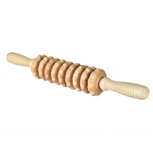 Open image in slideshow, Wood Body Massage Stick Back Leg Muscle Roller Reducing Soreness Fitness Portable Body Care Therapy - meheshin
