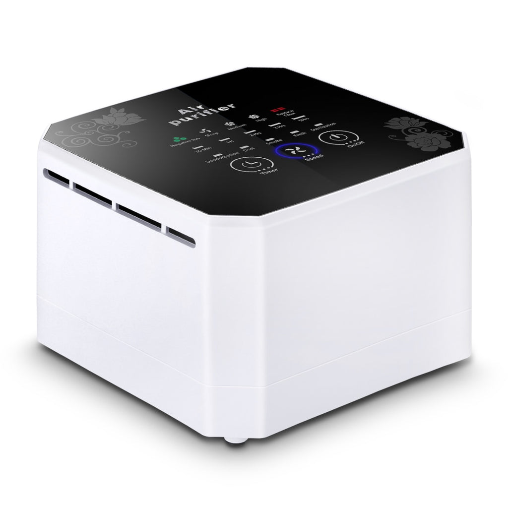 Air Purifier Negative Ion Cleaner Indoor With Touch Control For Bedroom Study Office - meheshin