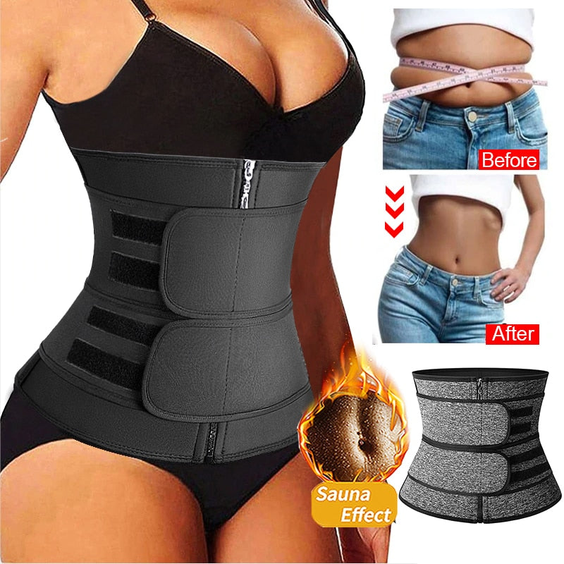 Women Waist Trainer Neoprene Body Shaper Corset Belt Slimming - meheshin