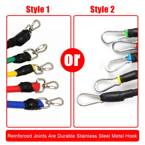 VIP  17 Pcs/Set Latex Resistance Bands Crossfit Training Exercise Yoga - meheshin