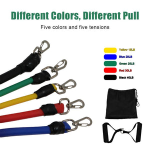 VIP  17 Pcs/Set Latex Resistance Bands Crossfit Training Exercise Yoga - meheshin
