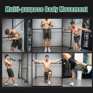 VIP  17 Pcs/Set Latex Resistance Bands Crossfit Training Exercise Yoga - meheshin