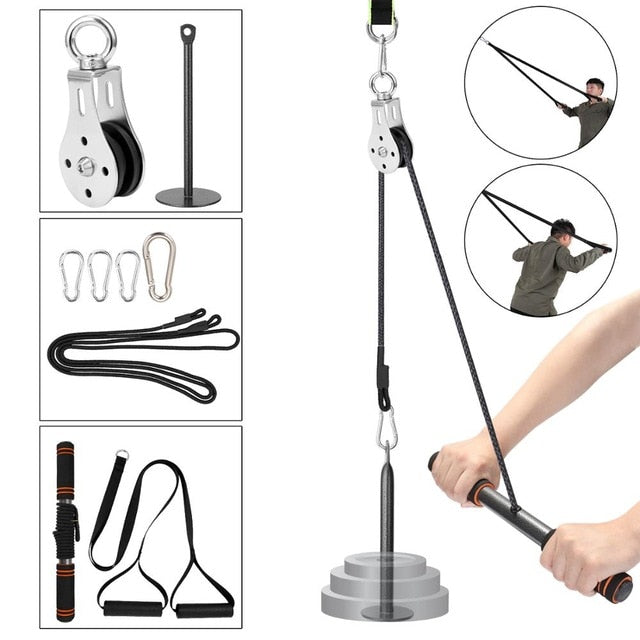 Cable Machine DIY Pulley Attachment System Loading Pin Lifting Arm Biceps Triceps Hand Strength Gym Machine Equipment - meheshin