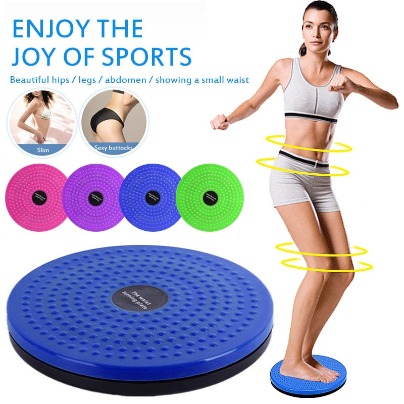 Fitness Waist Twisting Disc Balance Board Aerobic Reflexology Magnets Rotating Sports Exercise Equipment - meheshin