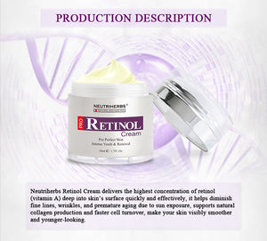 Neutriherbs Retinol Moisturizer Cream Vitamin A Vitamin E Collagen for Facial Care 50g - meheshin