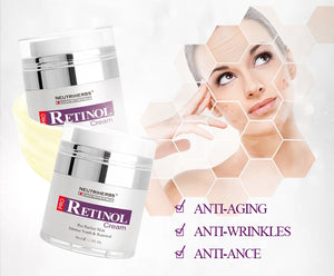 Neutriherbs Retinol Moisturizer Cream Vitamin A Vitamin E Collagen for Facial Care 50g - meheshin