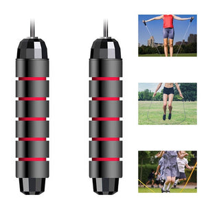 Open image in slideshow, Tangle-Free with Ball Bearings Rapid Speed Jump Rope Crossfit Excercise and Fitness Workout Equipments Skipping Foot Unisex Kids - meheshin
