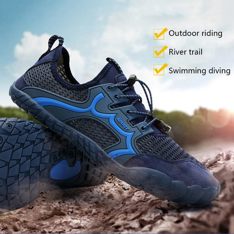 Hiking Shoes Outdoor River Upstream Breathable Non-slip Waterproof Large Size 36-46 Sneakers - meheshin