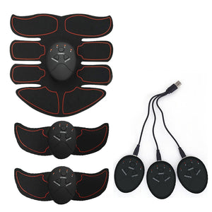 Rechargeable Wireless Muscle Stimulator Smart Fitness EMS Trainer ABS Abdominal Arm Muscle Exerciser - meheshin