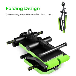 Foldable Multi-Function Training Bench, Backrest Sit Up Abdominal Bench, Dumbbell Bench,With Resistance,Weight Fitness Equipment - meheshin