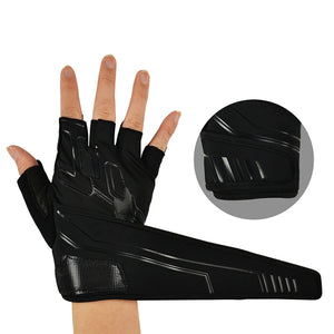 Leather Weight lifting Fitness Gloves Anti-slip Wrist Support Training Gym Gloves for Men Women - meheshin