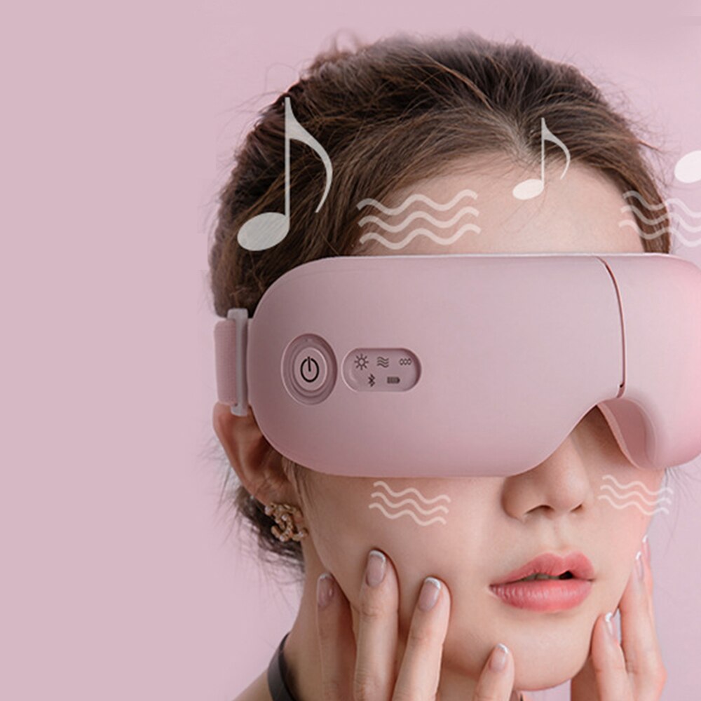 DIOZO Eye Massager Bluetooth Smart Vibration Hot Compress Eye Care Remove dark circle Music Foldable - meheshin