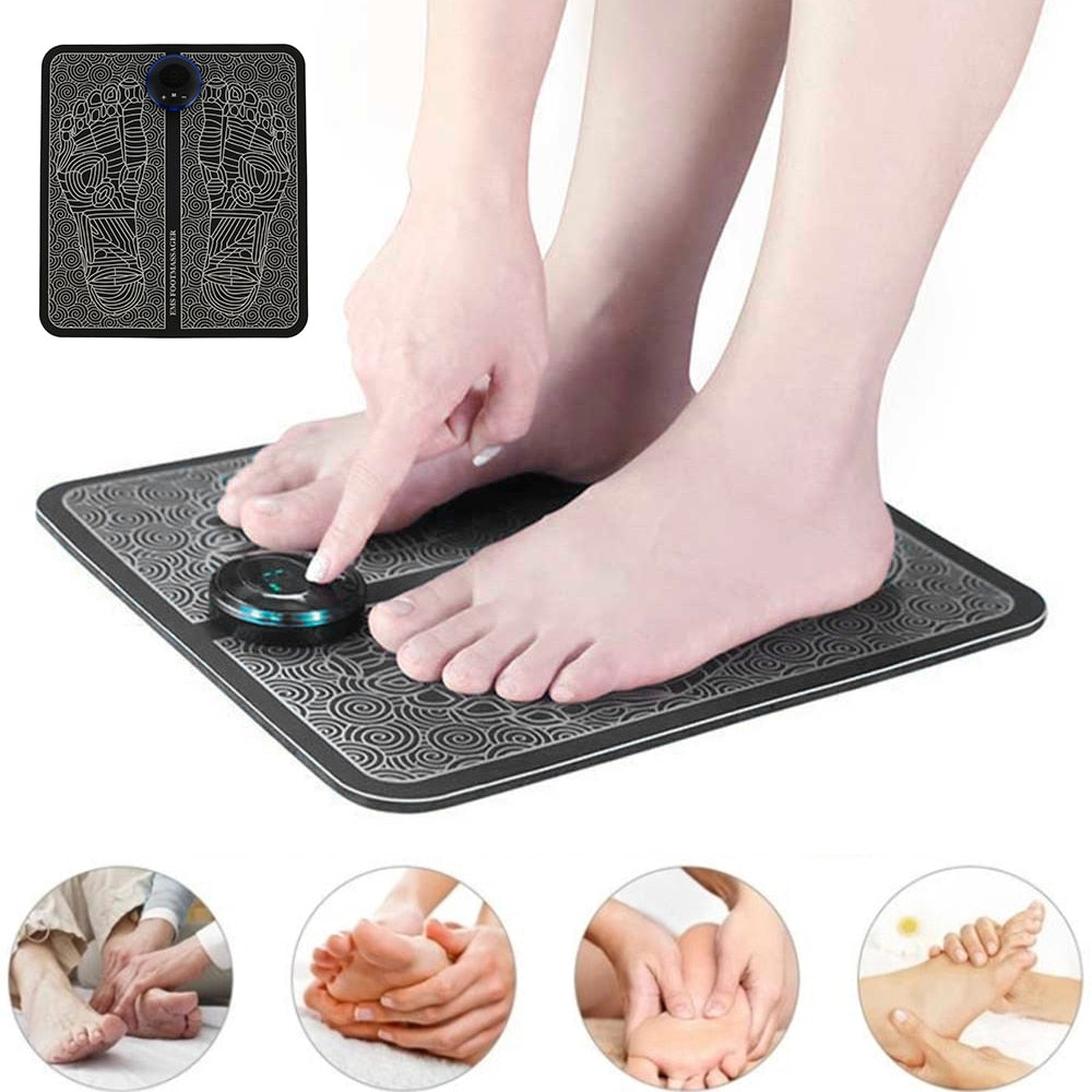 Electric EMS Foot Massager Muscle Stimulator Leg Reshaping Relieve Ache Pain - meheshin