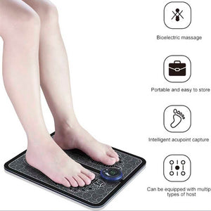 Electric EMS Foot Massager Muscle Stimulator Leg Reshaping Relieve Ache Pain - meheshin