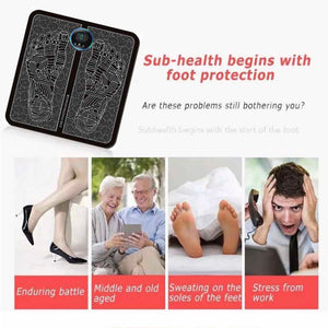 Electric EMS Foot Massager Muscle Stimulator Leg Reshaping Relieve Ache Pain - meheshin