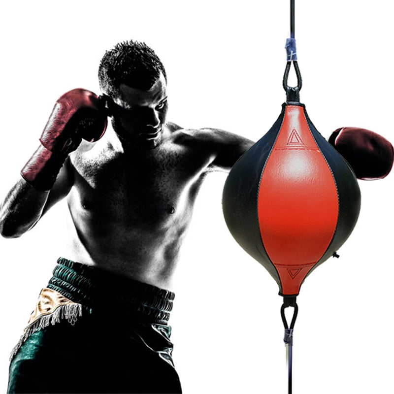 Punching Ball PU Pear Boxing Bag Reflex Speed Balls Muay Thai MMA Fitness Equipment - meheshin
