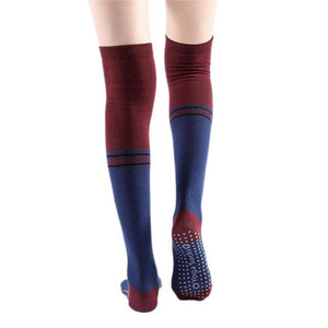 Open image in slideshow, Women Over The Knee Socks Cotton Thigh High Non-Slip Yoga Socks for Winter - meheshin
