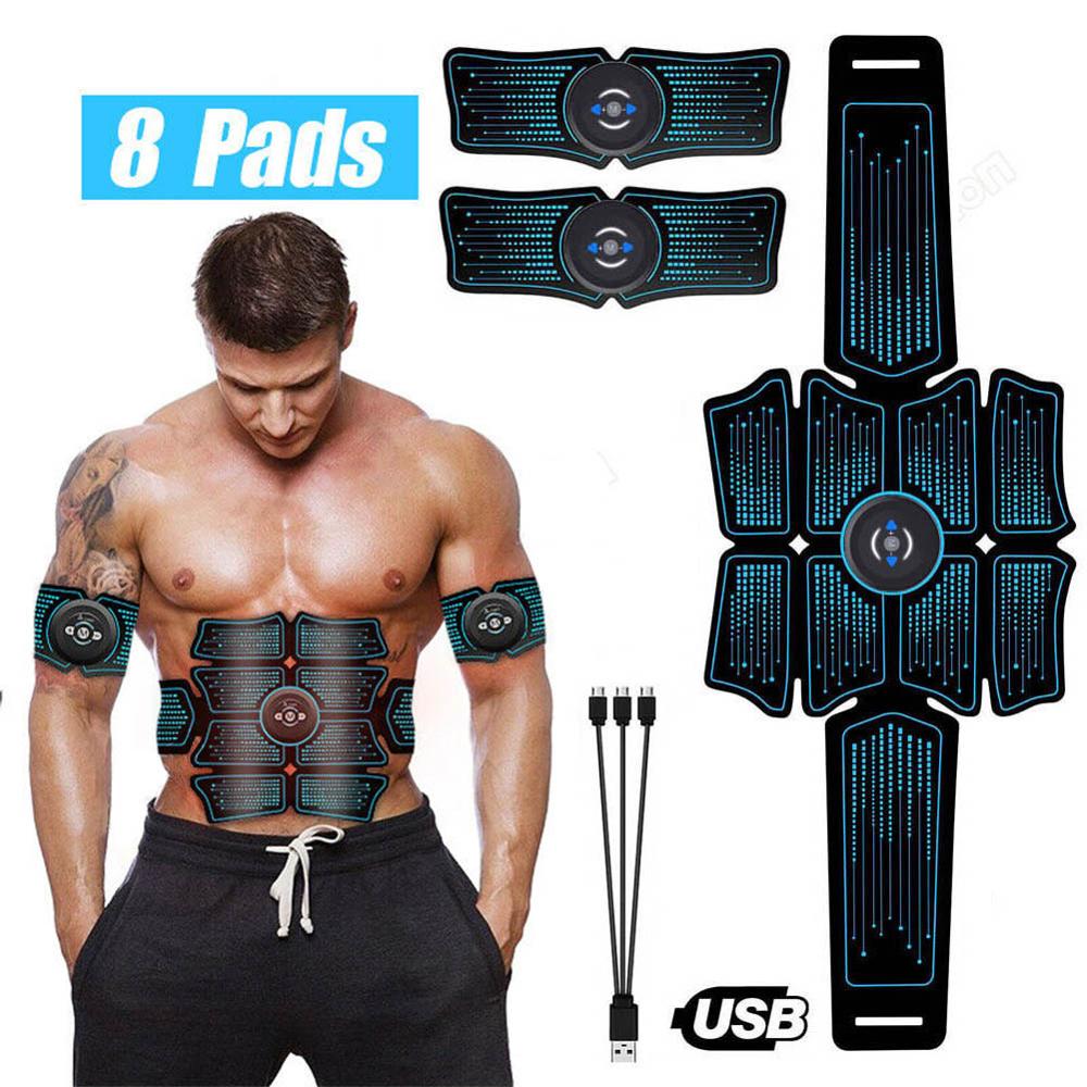 Fitness Paste Body Electric Muscle Stimulator EMS Wireless Buttocks Hip Trainer Abdominal ABS Home Slimming Massager Device - meheshin