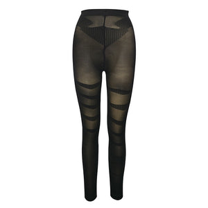 Open image in slideshow, Leg Slimming Body Shaper Anti Cellulite Compression Leggings High Waist Tummy Control Panties Thigh Sculpting Slimmer Shapewear - meheshin
