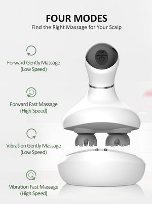 AGDOAD Smart Head Scalp Massager USB Charging Wireless Stress Relax Body Back Massager - meheshin