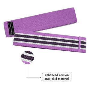 Open image in slideshow, Resistance Bands Fitness Booty Bands 3-Piece Set Rubber Expander Elastic Band for Home Workout Exercise - meheshin
