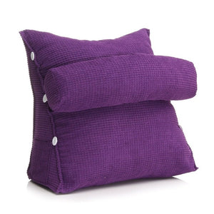 Open image in slideshow, Household Decor Bed Triangular Chair Cushion Lazy Office Bedside Lumbar Backrest Lounger living Room Reading Pillow - meheshin
