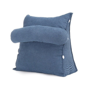 Household Decor Bed Triangular Chair Cushion Lazy Office Bedside Lumbar Backrest Lounger living Room Reading Pillow - meheshin