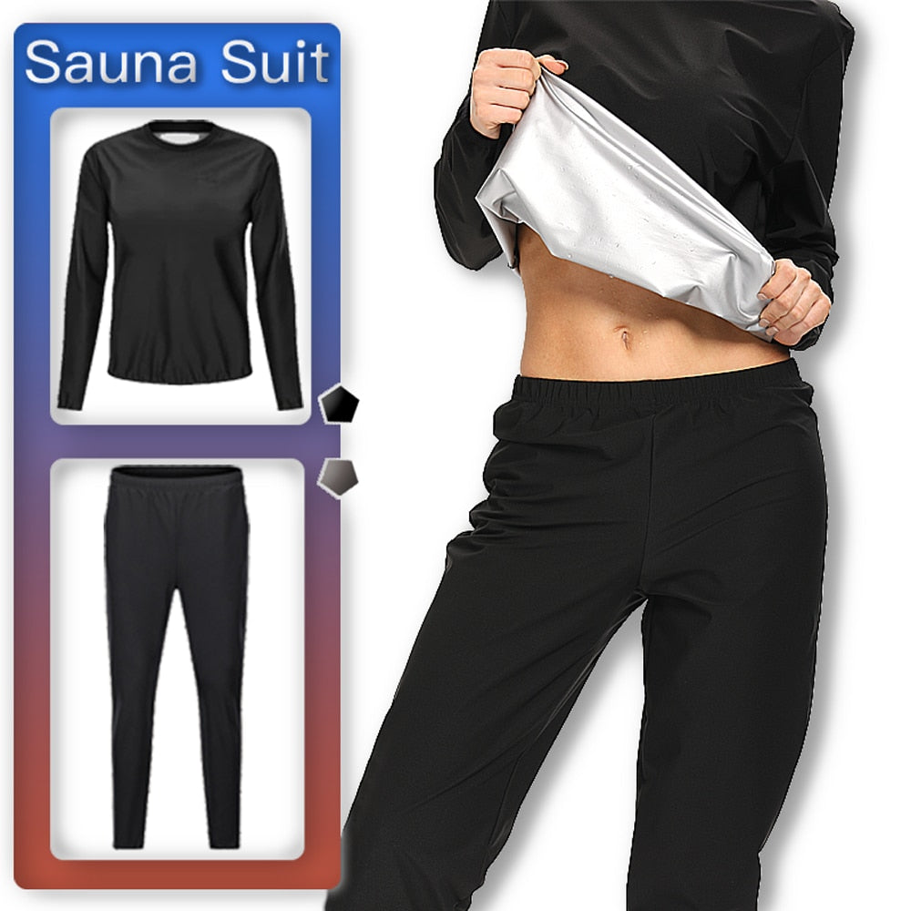 CAPMAP Sauna Suit Suitable For Women To Lose Weight Sweat Top - meheshin