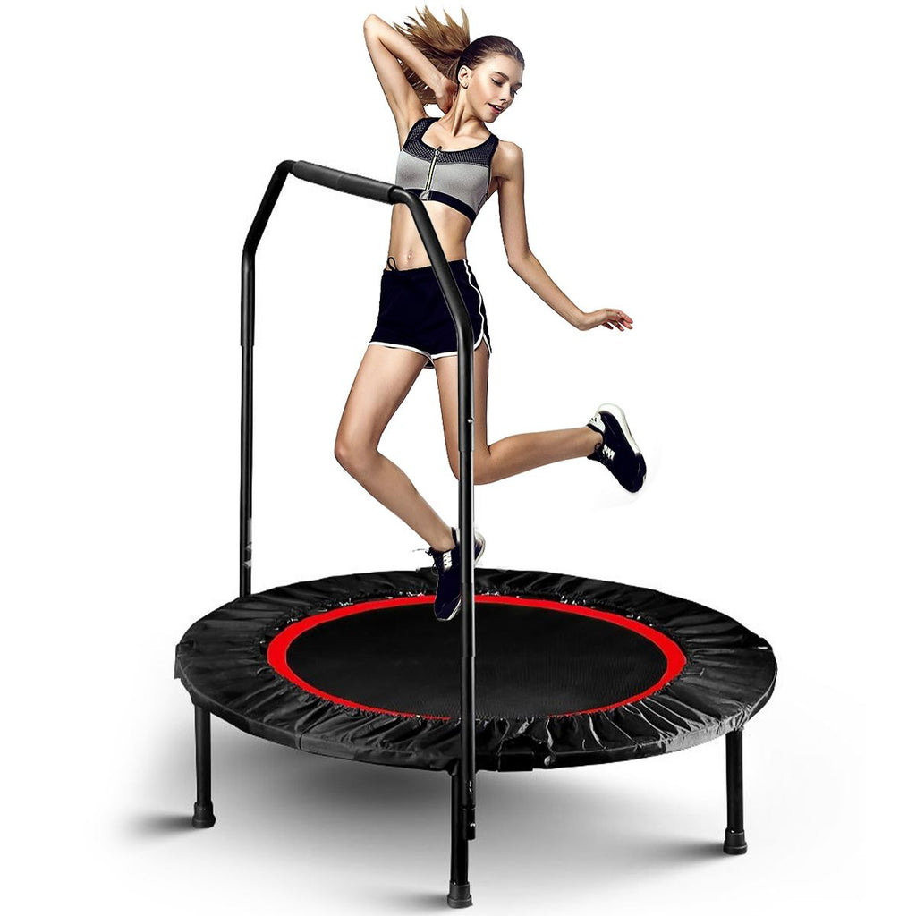 Indoor Trampoline 40 Inch Folding Adult Children Jumping Bed Workout - meheshin