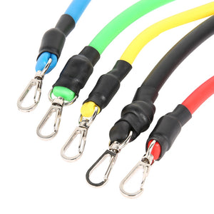 Expander Yoga Fitness Resistance Latex Bands 12Pcs/Set Pull Rope Set Exercise Sports Stretch Training Workout Home Gym - meheshin